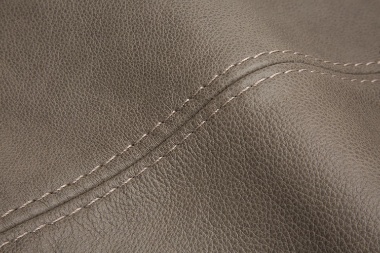 Treated aniline leather