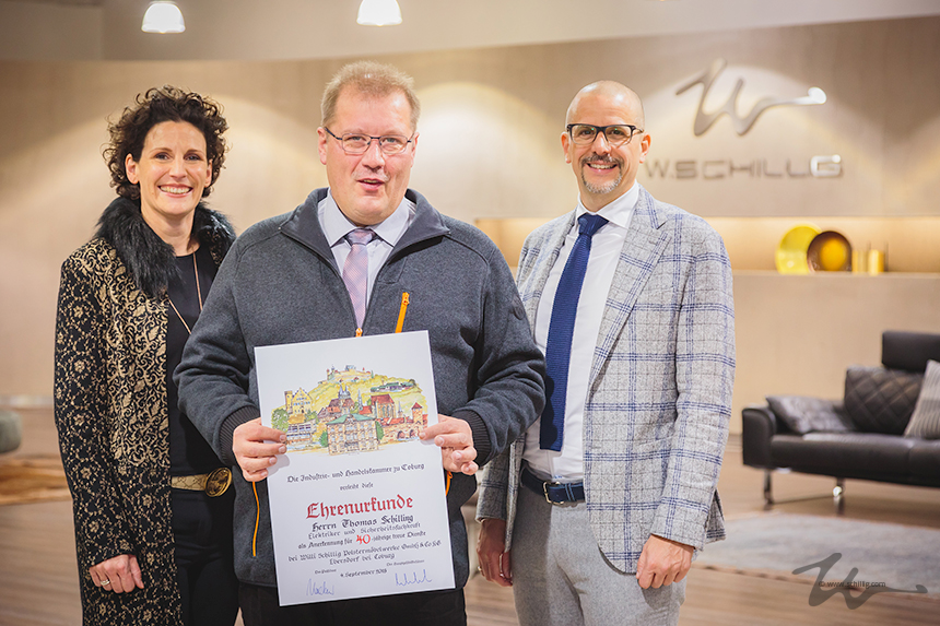 W.SCHILLIG ehrt langjährige Mitarbeiter W.SCHILLIG ehrt langjährige Mitarbeiter