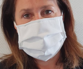 Mund- und Nasenmaskenproduktion