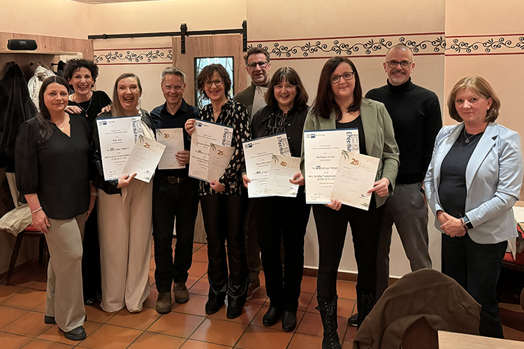 Jubilars-Ehrungen bei W.SCHILLIG