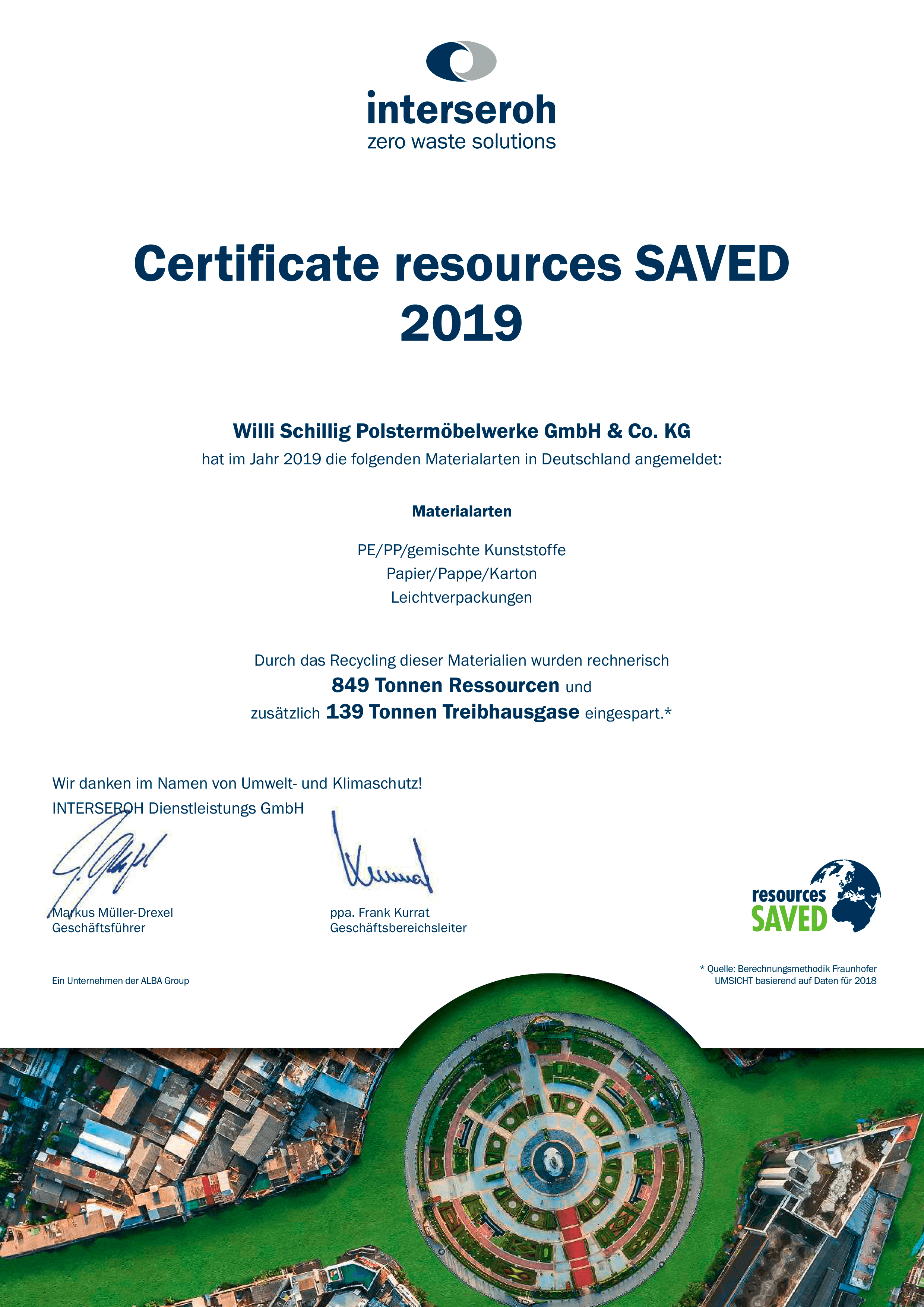 »resources SAVED« – Ressourcenschonung durch Recycling