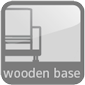 wooden base