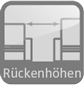 Rückenhöhen