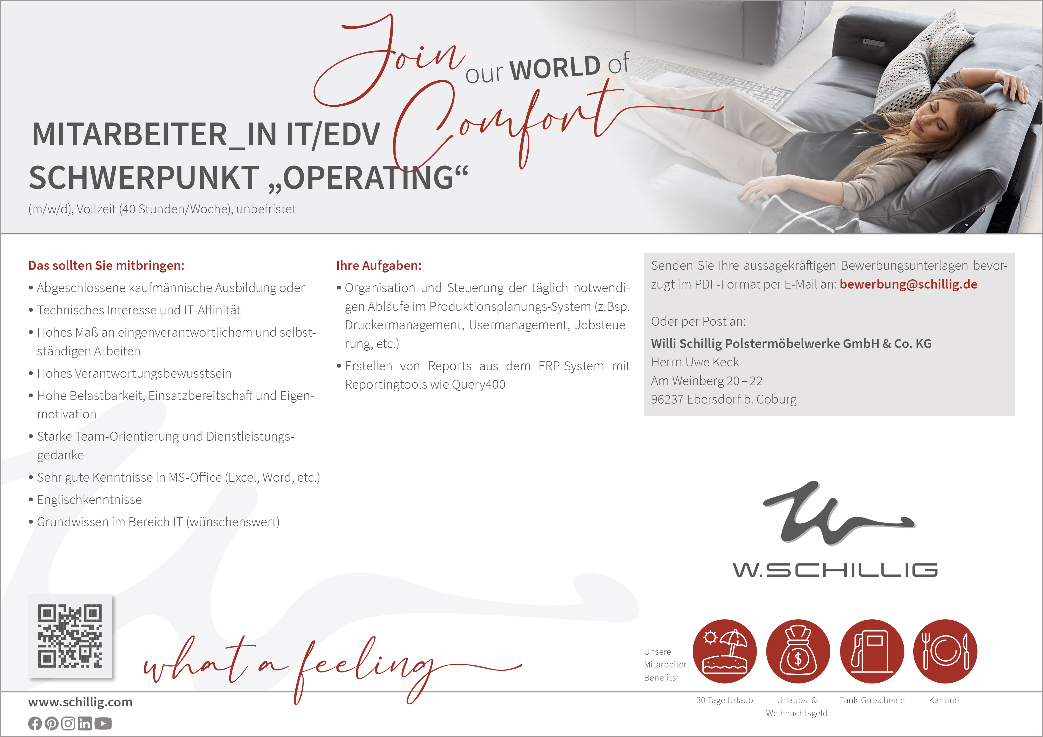 Stellenanzeige IT-Operator 2025